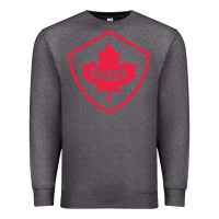 Charcoal Heather rugby canada Premium Sweatshirt - linhVisuals