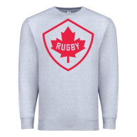 Heather Grey rugby canada Premium Sweatshirt - linhVisuals