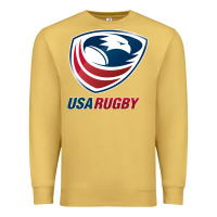 Antique Gold usa rugby Premium Sweatshirt - linhVisuals