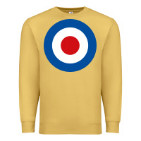 Antique Gold suitable-the-who-target-worn Premium Sweatshirt - linhVisuals