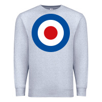 Heather Grey suitable-the-who-target-worn Premium Sweatshirt - linhVisuals