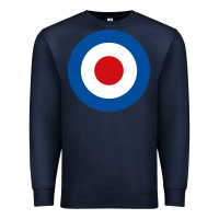 Navy suitable-the-who-target-worn Premium Sweatshirt - linhVisuals