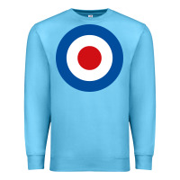 Ocean Blue suitable-the-who-target-worn Premium Sweatshirt - linhVisuals