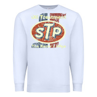 White stp    nostalgia drag racing Premium Sweatshirt - linhVisuals