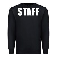 Black staff Premium Sweatshirt - linhVisuals
