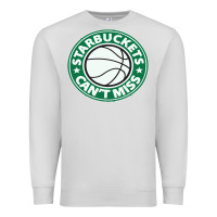 Dove Grey starbuckets can't Premium Sweatshirt - linhVisuals