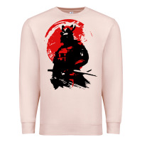 Pale Pink samurai warrior Premium Sweatshirt - linhVisuals
