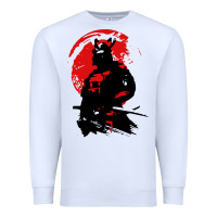 White samurai warrior Premium Sweatshirt - linhVisuals