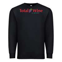 Black total and wine & more   wine drinker Premium Sweatshirt - linhVisuals