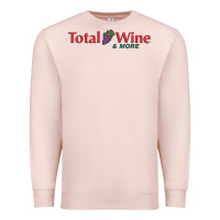 Pale Pink total and wine & more   wine drinker Premium Sweatshirt - linhVisuals