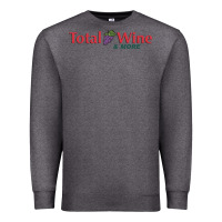 Charcoal Heather total and wine & more   wine drinker Premium Sweatshirt - linhVisuals