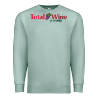 Seafoam total and wine & more   wine drinker Premium Sweatshirt - linhVisuals
