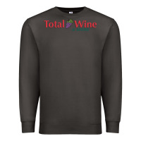Smoke total and wine & more   wine drinker Premium Sweatshirt - linhVisuals