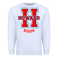 White howard 1867 university Premium Sweatshirt - linhVisuals