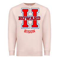 Pale Pink howard 1867 university Premium Sweatshirt - linhVisuals