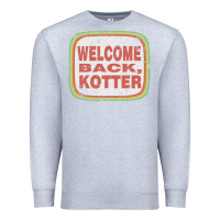 Heather Grey welcome back, kotter Premium Sweatshirt - linhVisuals
