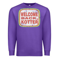 Purple welcome back, kotter Premium Sweatshirt - linhVisuals