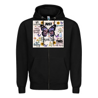 Black just breathe Zipper Hoodie - JahusDesignShop