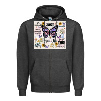 Charcoal Heather just breathe Zipper Hoodie - JahusDesignShop
