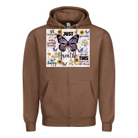 Chestnut just breathe Zipper Hoodie - JahusDesignShop
