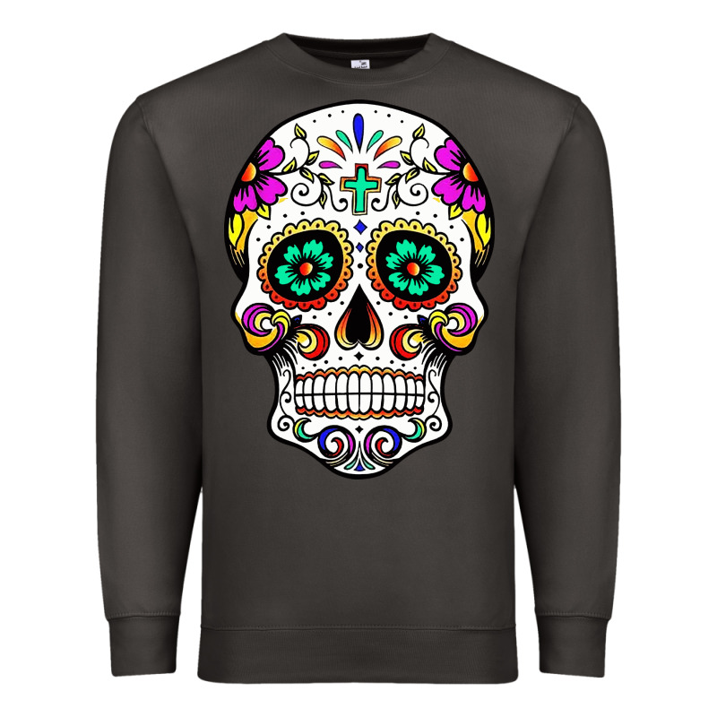 Sugar Skull Premium Sweatshirt by linhVisuals | Teevron
