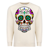 Sandshell sugar skull Premium Sweatshirt - linhVisuals