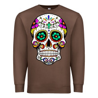 Chestnut sugar skull Premium Sweatshirt - linhVisuals