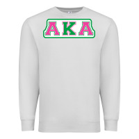 Dove Grey alpha kappa aka Premium Sweatshirt - linhVisuals