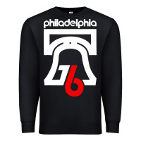 Black philadelphia vintage liberty bell Premium Sweatshirt - linhVisuals