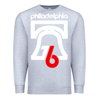 Heather Grey philadelphia vintage liberty bell Premium Sweatshirt - linhVisuals
