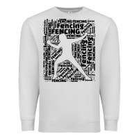 Dove Grey fencing sport Premium Sweatshirt - linhVisuals