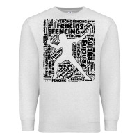 Oatmeal Heather fencing sport Premium Sweatshirt - linhVisuals