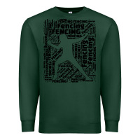 Sports Green fencing sport Premium Sweatshirt - linhVisuals