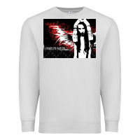 Dove Grey Marilyns angel with scabbed wings Premium Sweatshirt - linhVisuals