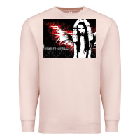 Pale Pink Marilyns angel with scabbed wings Premium Sweatshirt - linhVisuals