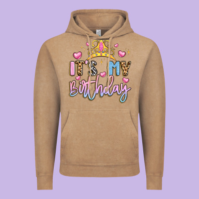 Its My Birthday La Vintage Hoodie Designed By Lillyallendesigns