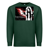 Sports Green Marilyns angel with scabbed wings Premium Sweatshirt - linhVisuals