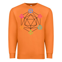 Carrot minimal dnd Premium Sweatshirt - linhVisuals