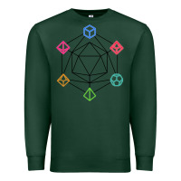 Sports Green minimal dnd Premium Sweatshirt - linhVisuals