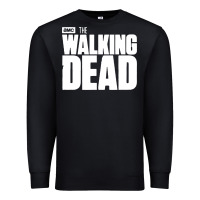 Black the walking dead blood Premium Sweatshirt - linhVisuals