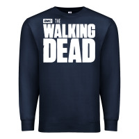Navy the walking dead blood Premium Sweatshirt - linhVisuals