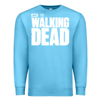 Ocean Blue the walking dead blood Premium Sweatshirt - linhVisuals