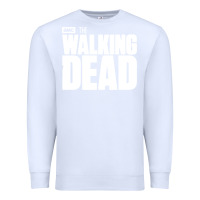 White the walking dead blood Premium Sweatshirt - linhVisuals