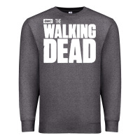 Charcoal Heather the walking dead blood Premium Sweatshirt - linhVisuals
