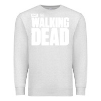 Oatmeal Heather the walking dead blood Premium Sweatshirt - linhVisuals