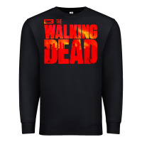 Black the walking dead blood Premium Sweatshirt - linhVisuals