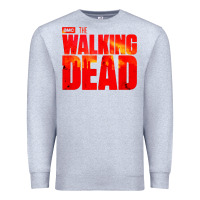 Heather Grey the walking dead blood Premium Sweatshirt - linhVisuals