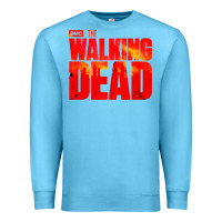 Ocean Blue the walking dead blood Premium Sweatshirt - linhVisuals