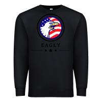 Black peacemaker eagly Premium Sweatshirt - linhVisuals