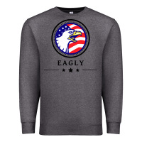 Charcoal Heather peacemaker eagly Premium Sweatshirt - linhVisuals